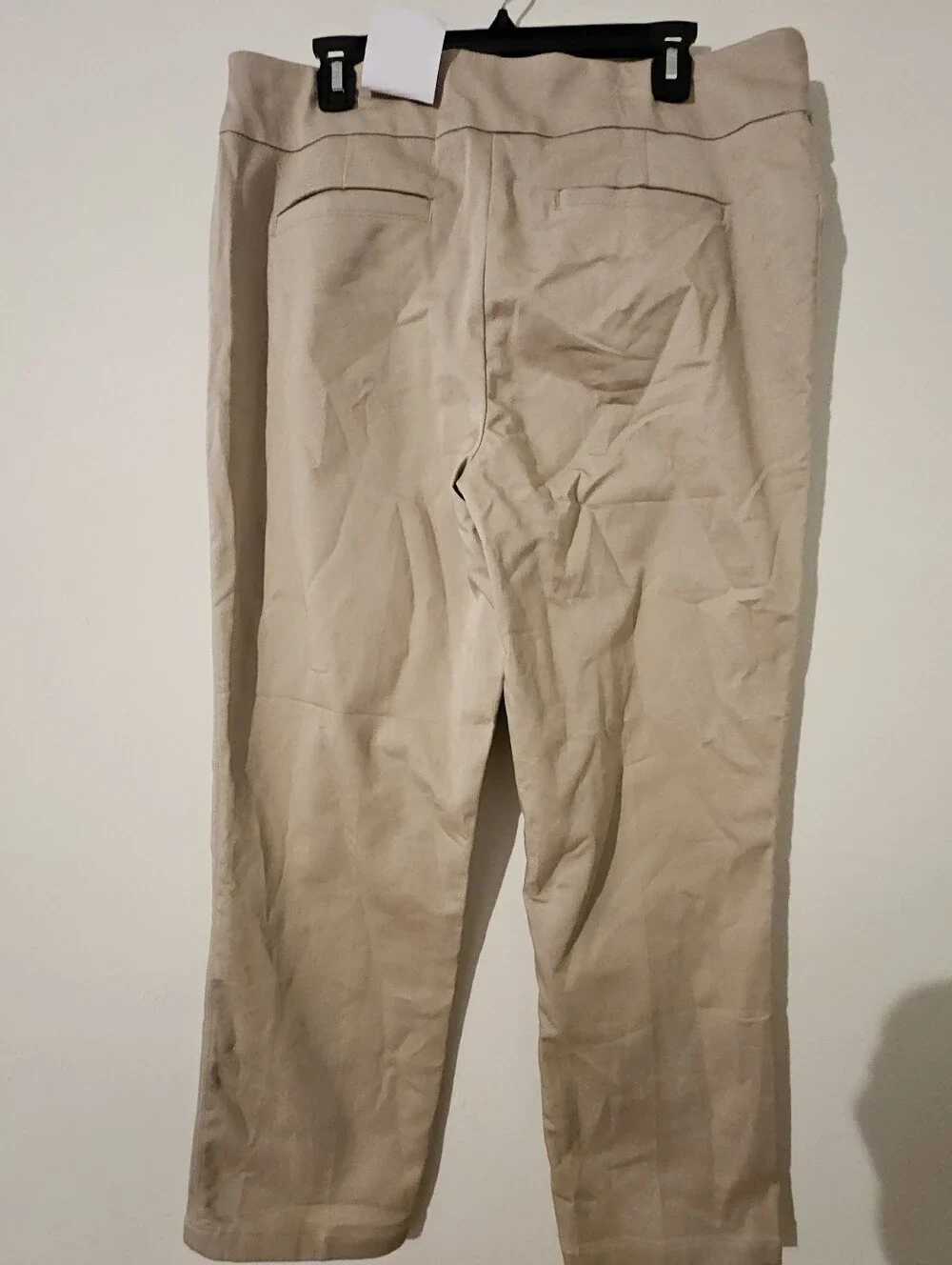 NWT Khaki Pull-On Straight Leg Pants